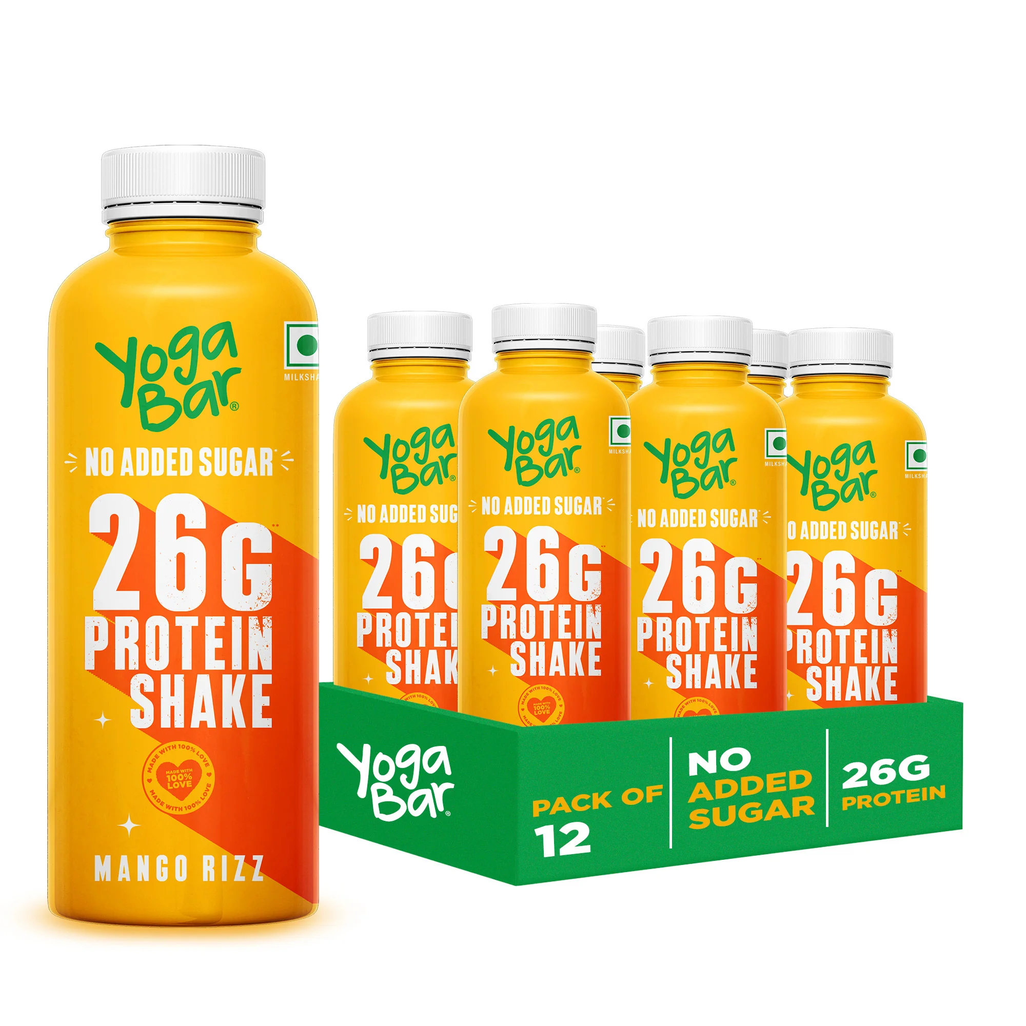 26g Protein Shake Mango Rizz - 250ml/bottle - Image 7