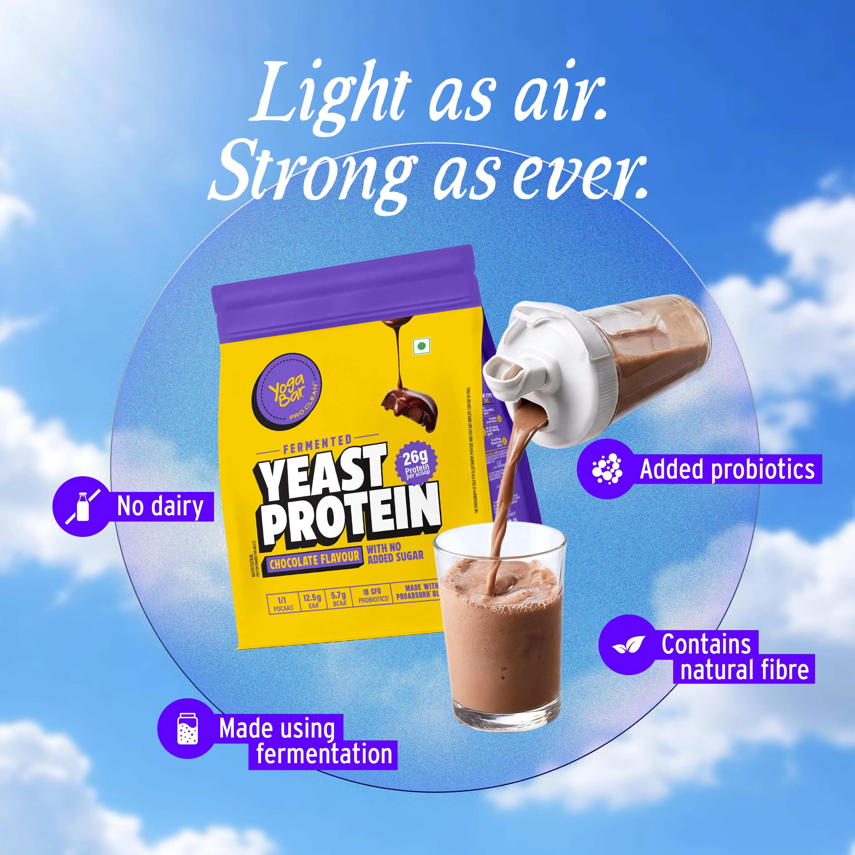 Fermented Yeast Protein 500gm - Chocolate - Image 3